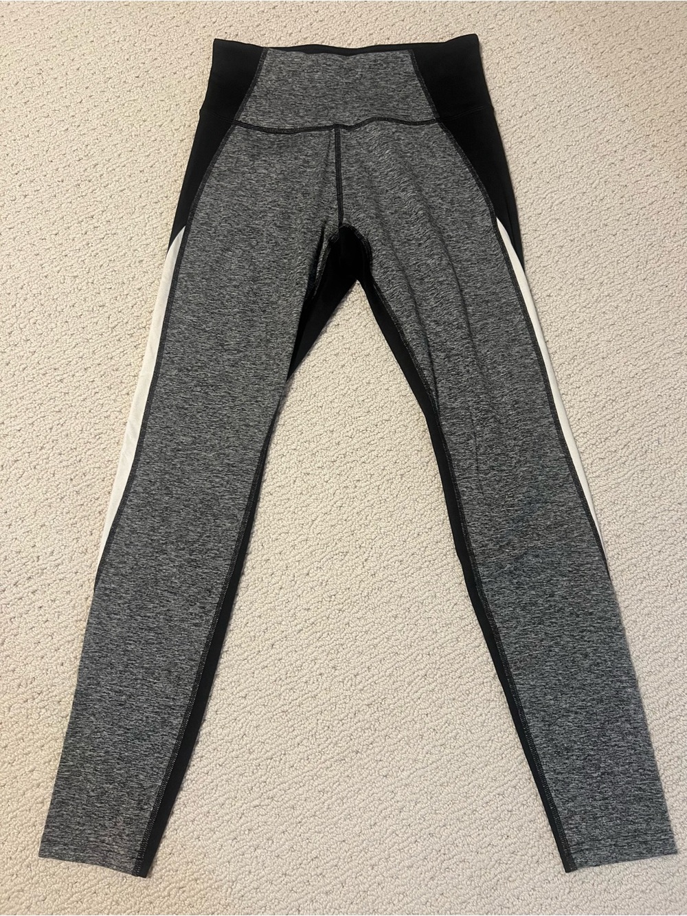 tek gear Gray, Black & White Girls' Performance Leggings